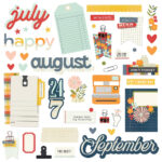Simple Stories LIFE IN PHOTOS 12 Month Memory 12”X12” Calendar Kit - Image 5