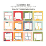 Simple Stories LIFE IN PHOTOS 12 Month Memory 12”X12” Calendar Kit - Image 11