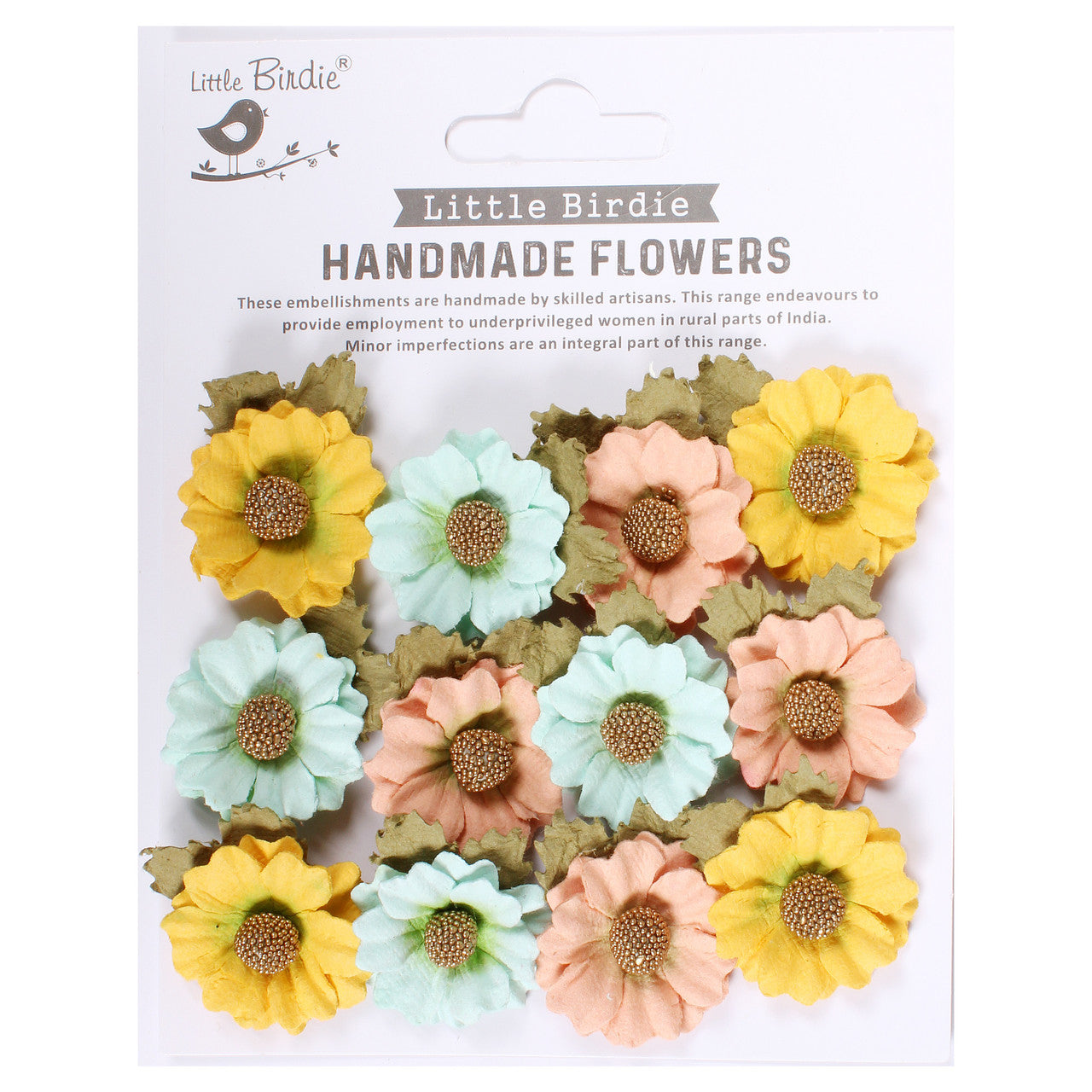 730DA6C8-5A7B-4E29-B2D9-F4DBC8210C88.jpg Little Birdie Handmade Flowers MARTINA PASTEL PALETTE 12pc - Image 1