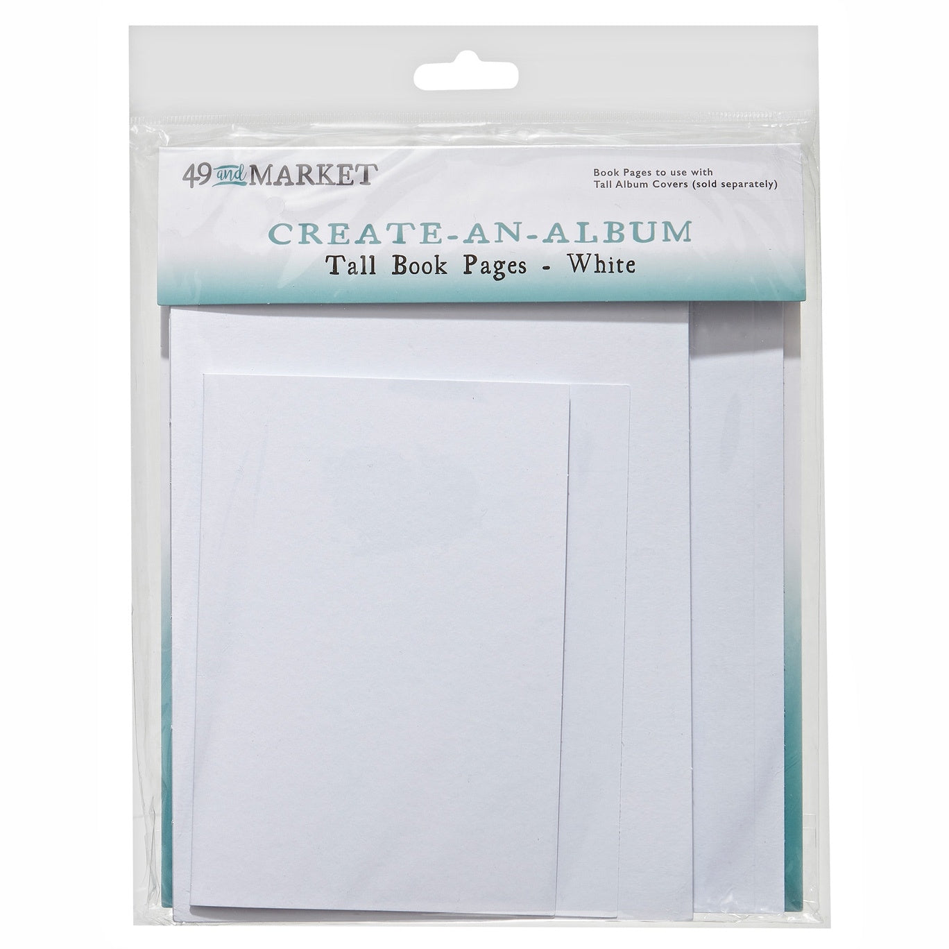 73722D04-4F97-4B71-B031-849761B95420.jpg 49 and Market Create-An-Album TALL BOOK PAGES White - Image 1