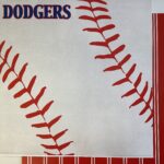 Scrapbooksrus DODGERS BASEBALL 12"X12" Scrapbook Paper Kit 12 Sheets - Image 14