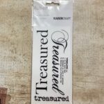 Kaisercraft Rub Ons TREASURED Words
