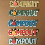 CAMPOUT Camping Custom Scrapbook Die Cuts