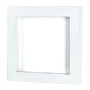 74B26359-BFE0-4BE9-BF76-AB0A86B215A5.jpg Doodlebug 12x”12” WHITE Shadow Box - Image 1