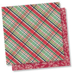 Simple Stories Peace On Earth ALL IS CALM 12x12 Scrapbook Paper