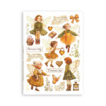 Stamperia WHISPERING WOODS Washi Pad 8 Sheets - Image 3
