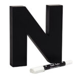 American Crafts CHALKBOARD LETTER Black N