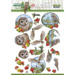 Amy Design AMAZING OWLS 3D Push Out Diecuts