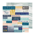 Heidi Swapp SET SAIL 12"X12" Scrapbook Paper - Image 4