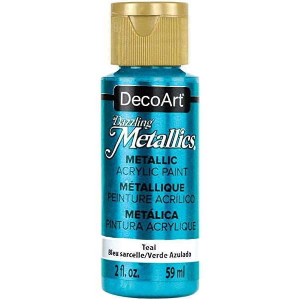 76FDF51E-2180-4C81-BC11-FB4BB4D7A268.jpg DecoArt Extreme Sheen TEAL Metallic Acrylic Paint 2oz - Image 1