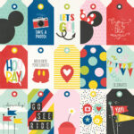 Simple Stories Say Cheese MAGIC TAG ELEMENTS 12”X12” Scrapbook Paper - Image 2
