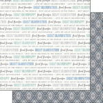Scrapbook Customs FAMILY PRIDE 12"X12" Scrapbook Paper - Image 46