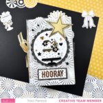 Bella Blvd Let’s Celebrate SPARKLE 12"X12" Clear Cuts Acetate Sheet - Image 2