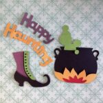 HAPPY HAUNTING WITCH Halloween Diecuts - Image 3