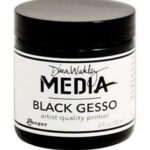 Ranger Dina Wakley Media BLACK GESSO Primer 4oz
