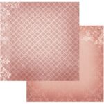 Couture Creations Vintage Rose Garden ROUGE DAMASK 12"X12" Cardstock Paper - Image 3