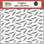 Carta Bella Roll With It ROLLING PIN STENCIL 6"X6"