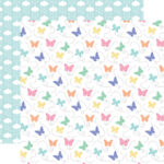 Echo Park MY LITTLE GIRL 12"x12" Scrapbook Paper