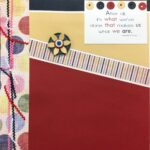Premade Pages MAKES US WHAT WE ARE 12"X12" Scrapbook Page