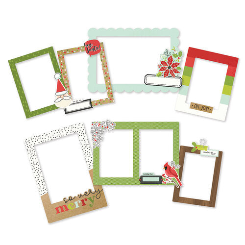 79D13D60-D2A9-4491-B405-A3F3A3976C4E.jpg Simple Stories MAKE IT MERRY Chipboard Frames 6pc. - Image 1