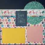 Premade ENJOY THE LITTLE THINGS 12"x12" Scrapbook Page