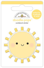 Doodlebug Bunny Hop Doodle-Pops HELLO SUNSHINE 3D Stickers