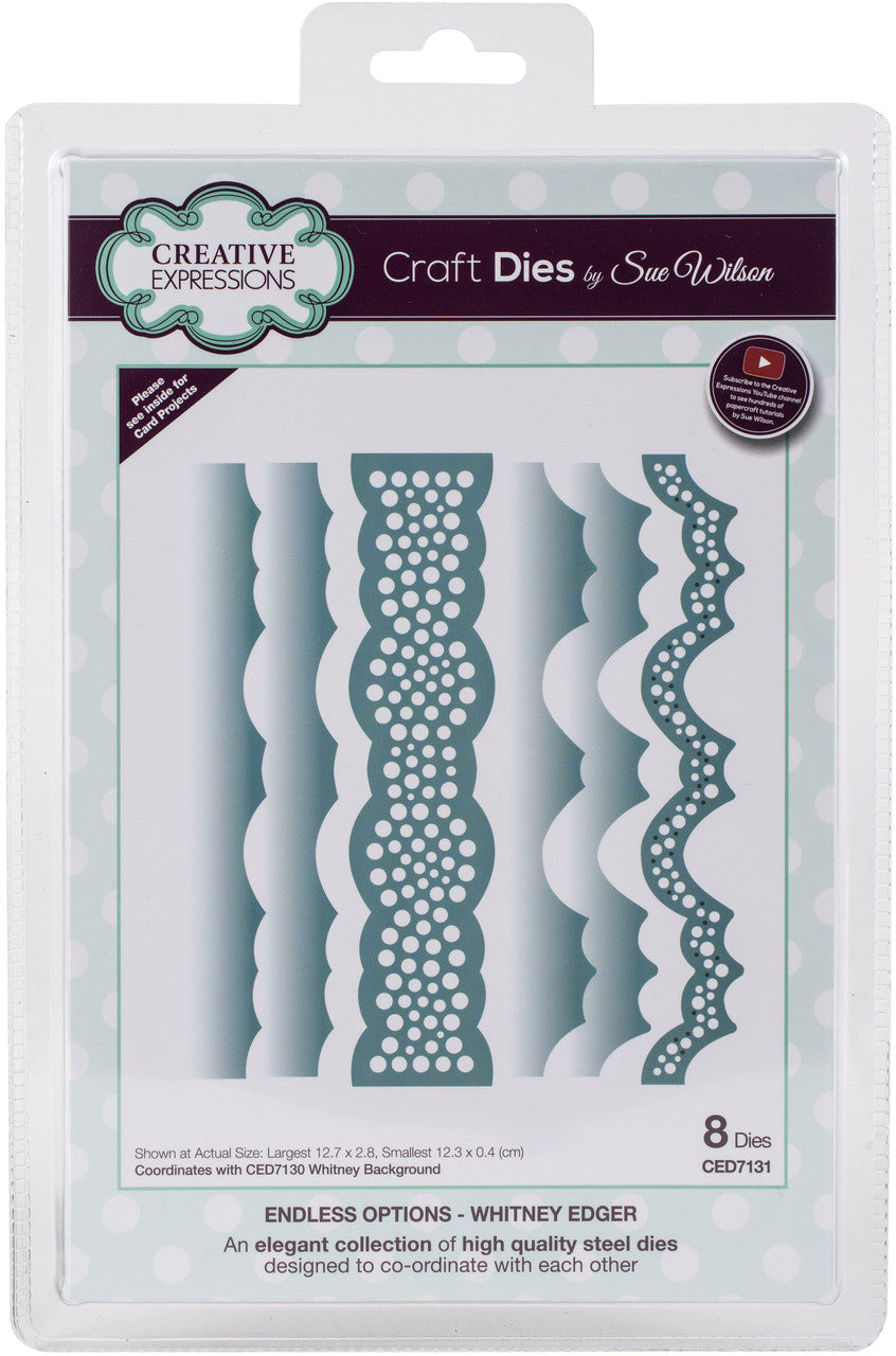 7AFFF90D-ED59-481D-8946-7661C73EE59C.jpg Creative Expressions ENDLESS OPTIONS THERESA EDGER Metal Craft Dies 9pc - Image 1