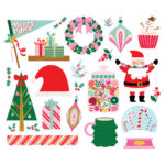 Simple Stories HARD CANDY CHRISTMAS Big Bits 23pc - Image 2