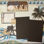 Page Kit (2) 12x12 Scrapbook AT THE BEACH