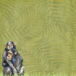 Scrapbook Customs SAFARI PRIMATE 12"X12" Scrapbook Paper - Image 2