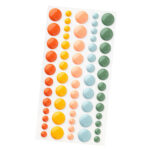 Pebbles SUNNY BLOOMS Enamel Stickers 60pc - Image 2