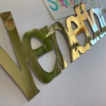Laser Cut GOLD VENETIAN Diecut Scrapbook Title - Image 3