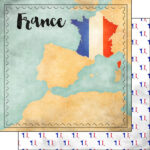 Scrapbooksrus FRANCE MEMORIES 12”X12” Scrapbook Kit - Image 6