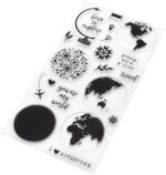 Pink Paislee Paige Evans HORIZON Stamps 20pc - Image 2