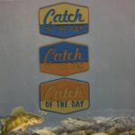 CATCH OF THE DAY Camping Custom Scrapbook Die Cuts