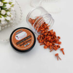 Dress My Craft BRIGHT ORANGE Colored Brads 100pcs - Image 2