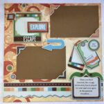 Storytellers Page Kit SEE THE WORLD (2) 12"X12" Scrapbook Layouts - Image 2