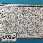 Retro Squares VEGAS SIGHTS 12X12 Scrapbook Paper