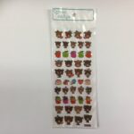 Crystal Stickers PARTY BEARS 45pc