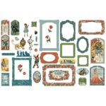 Graphic 45 WONDER OF OZ Chipboard Pieces Tags & Frames - Image 2