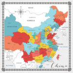 CHINA MEMORIES MAP 12X12 Paper Scrapbook Customs - Image 2