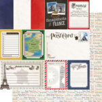 Scrapbooksrus FRANCE ADVENTURE 12”X12” Scrapbook Kit - Image 5