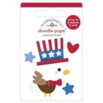 Doodlebug SAMMY Doodle-Pops 3D Stickers