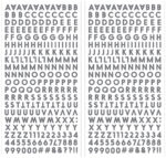 We R Memory Keepers MOLD PRESS Dimensional Alphabet Stickers - Image 3