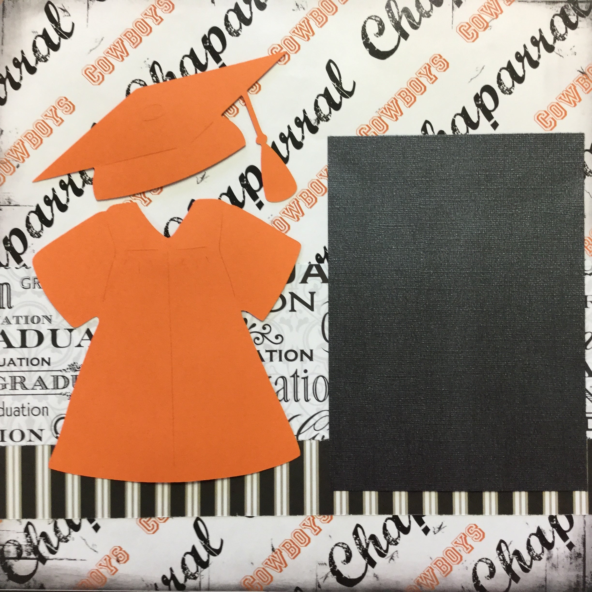 8028872C-513B-4731-AFD9-4551A59D0713.jpg Premade Scrapbook Page CHAPARRAL HIGH SCHOOL (1) 12"x12" Graduation - Image 1
