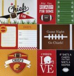 Scrapbooksrus CHIEFS FOOTBALL 12"X12" Scrapbook Paper Kit 12 Sheets - Image 15