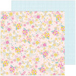 Pinkfresh Studio Happy Heart KEEP GROWING 12x12 Scrapbook Paper