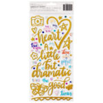 Shimelle Thickers MY STORY Glitter Foam Phrase Stickers - Image 2