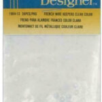 Darice Jewelry Designer FRENCH WIRE KEEPERS CLEAR
