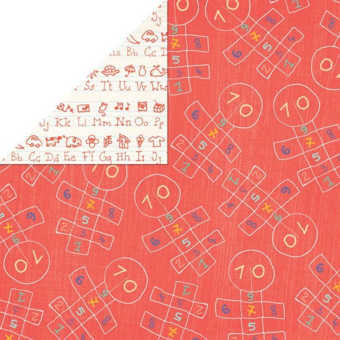 815D4370-9857-485F-ADAC-C6371200A55C.jpg Grant Archival Grace Taylor HOPSCOTCH 12x12 Scrapbook Paper - Image 1